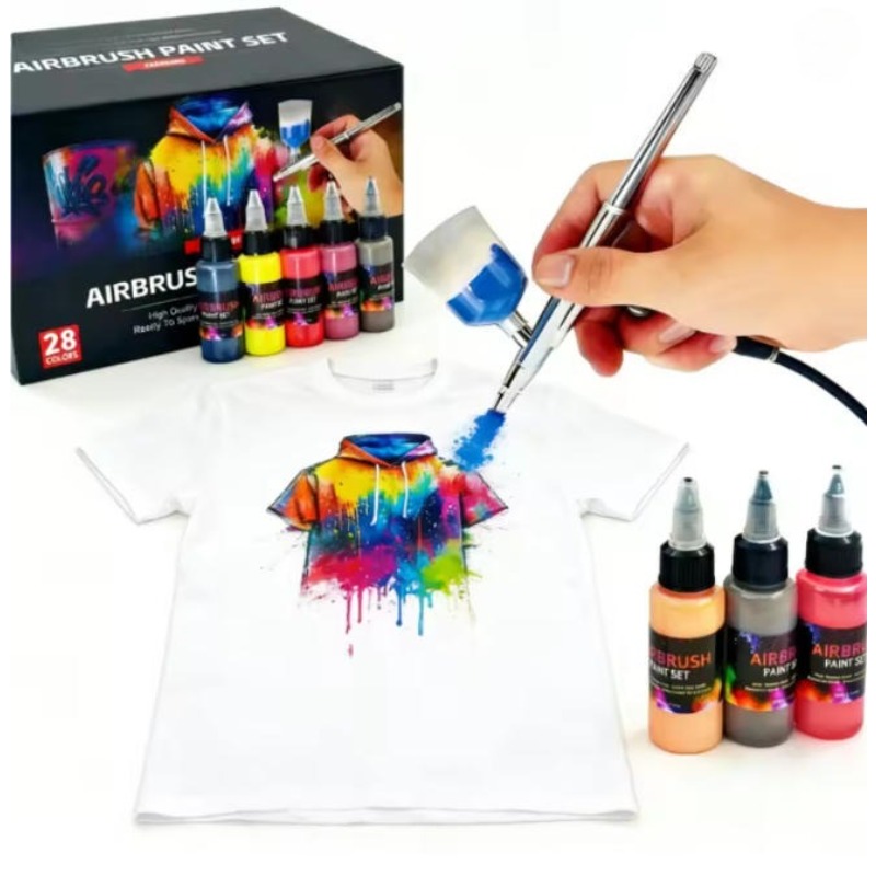 Model Kit Paint Set - 12/28 Color Water Based Airbrush Acrylic