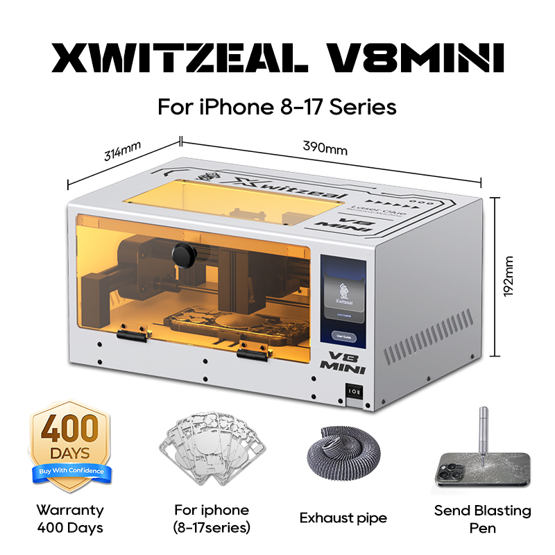 Model Kit V8 - Xwitzeal® V8 MINI Laser Glue Removal