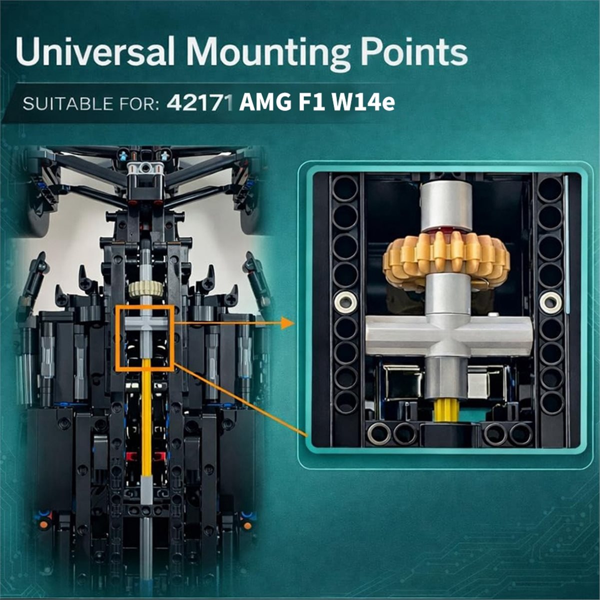 Model Kit F1 - 4Pcs Wall Mount Bracket Display Holder