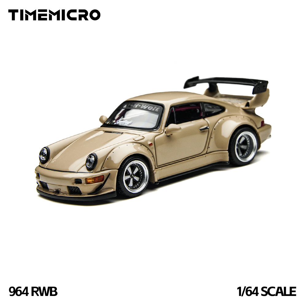 Model Kit Game - TimeMicro1:64 RWB 964 Beige Gift Box