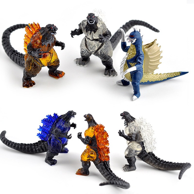 10pcs/set Godzilla Movie Perip - огляд і ціна Model Kit Bandai