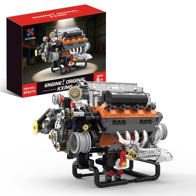 K96215 767PCS V8 Engine Model  - огляд і ціна Model Kit V8