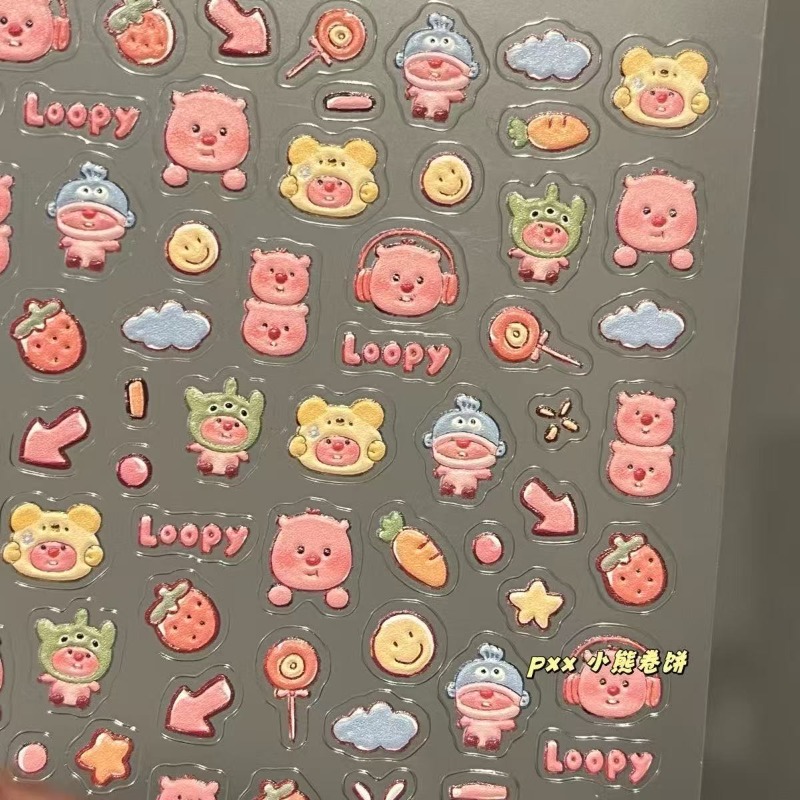 Loopy 3D embossed sticker, tra - огляд і ціна Model Kit Game