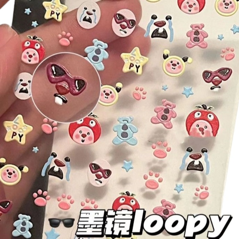 Loopy 3D embossed sticker, tra - огляд і ціна Model Kit Game
