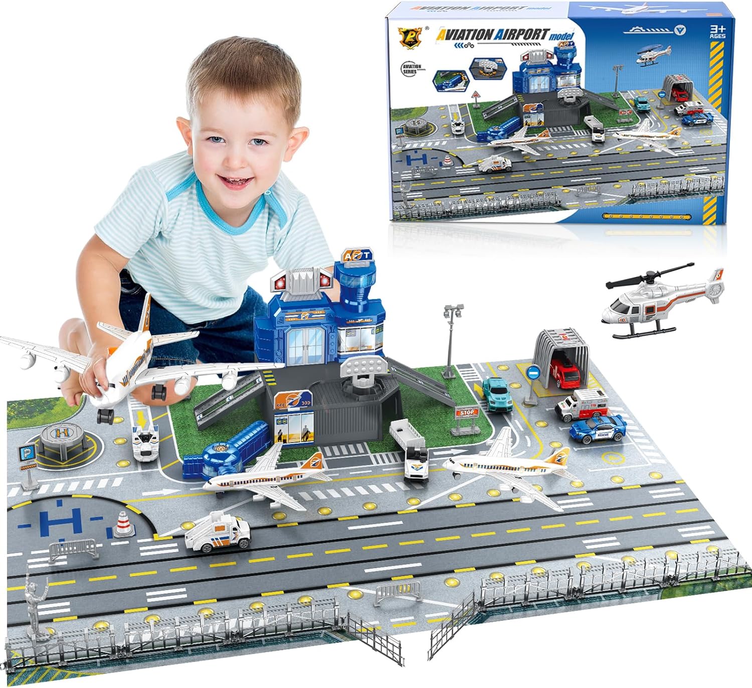 Children's Airport Scene Toy S - огляд і ціна Model Kit Planes