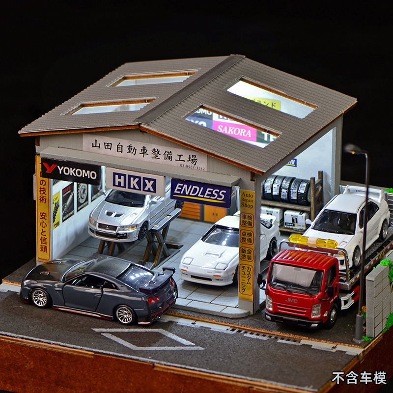 1:64 Scale DIY Auto Repair Sho - огляд і ціна Model Kit Toy