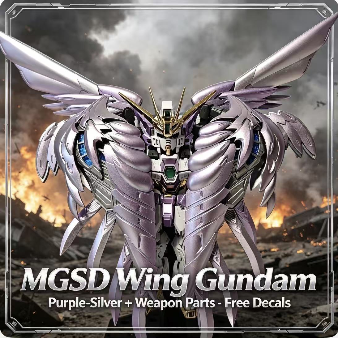 Model Mgsd Wing Purple Silver  - огляд і ціна Model Kit Code Geass