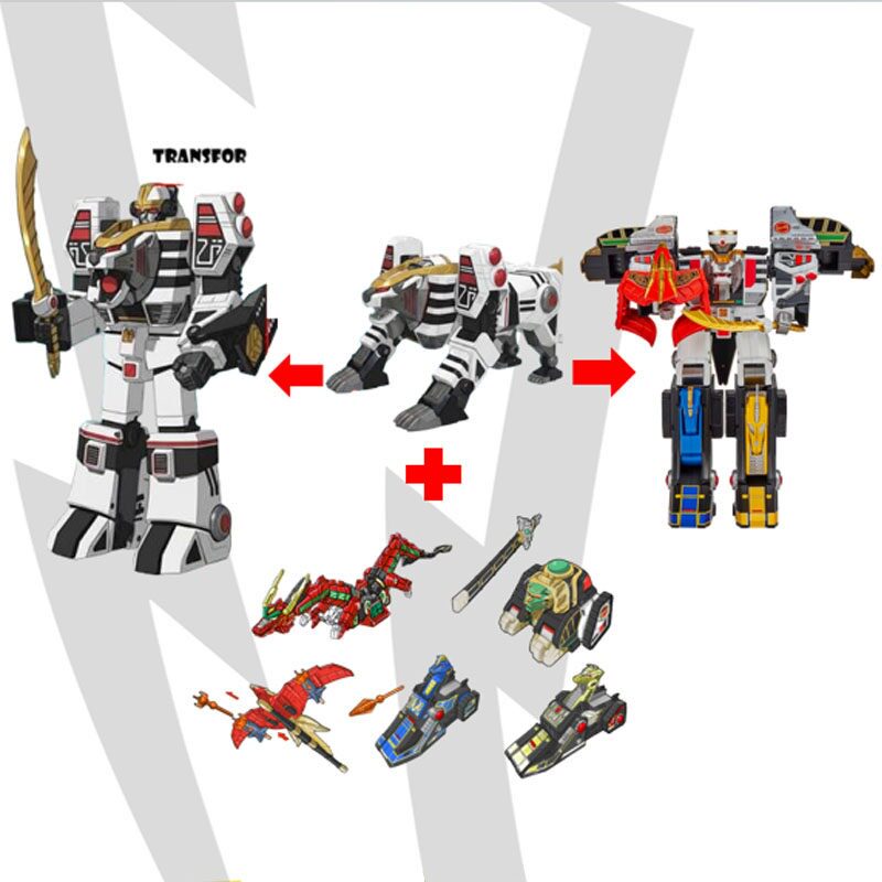 Playmates Toys Power Rangers W - огляд і ціна Model Kit Megazord