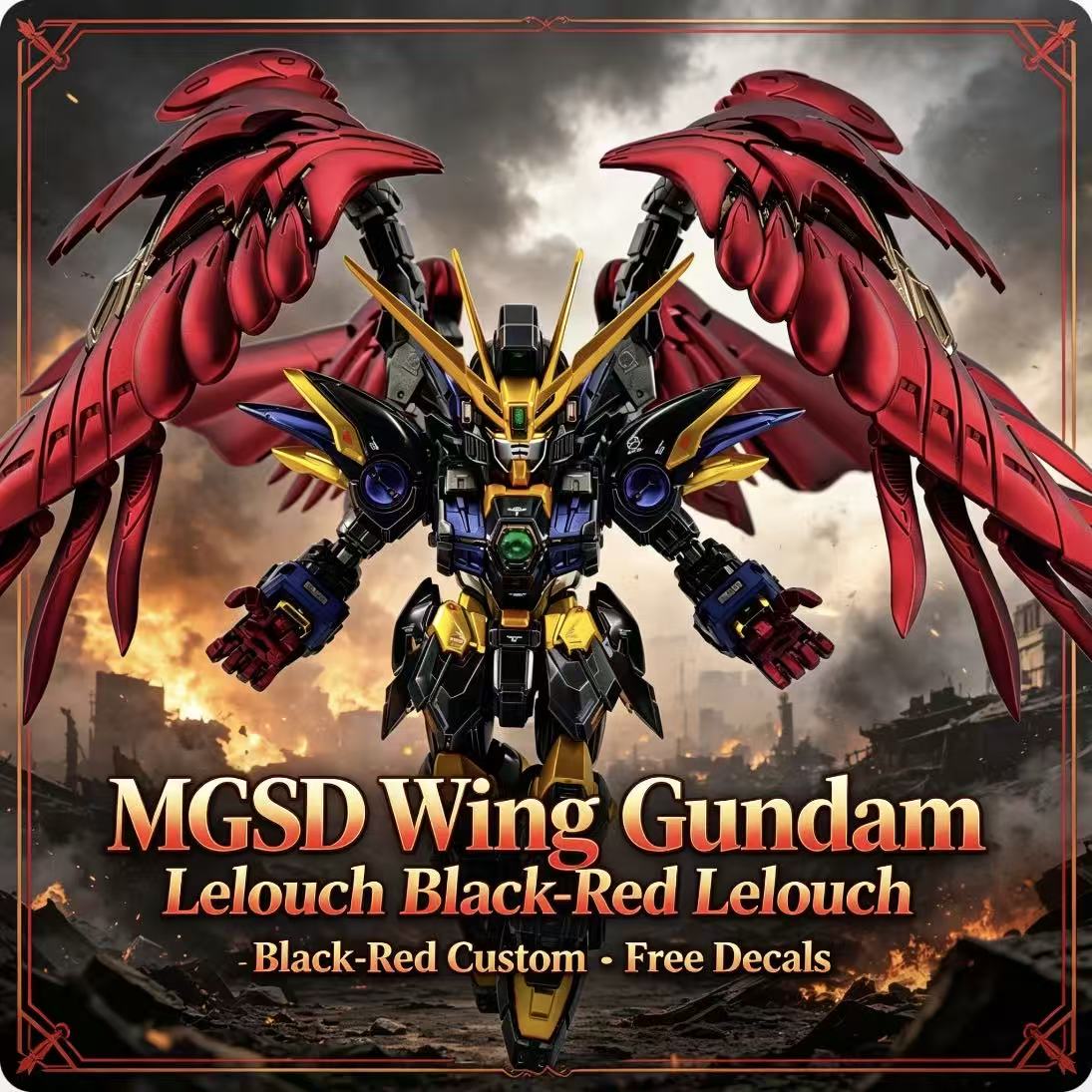 MGSD Wing Lelouch Color Scheme - огляд і ціна Model Kit Code Geass