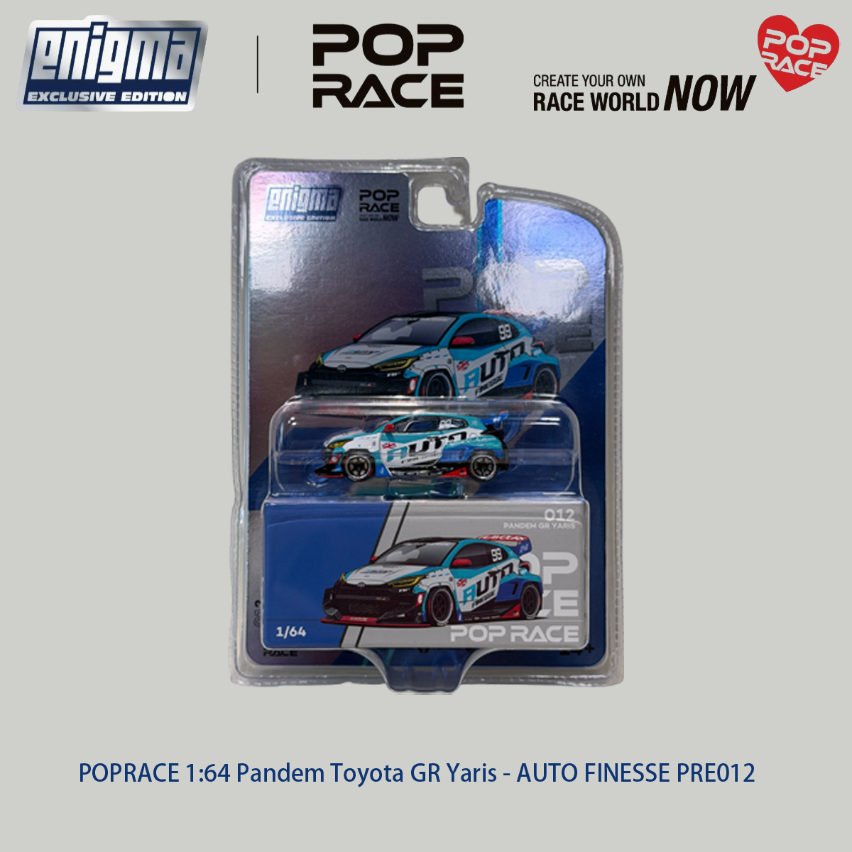 POP RACE 1:64 Blister Pack Set - огляд і ціна Model Kit Game