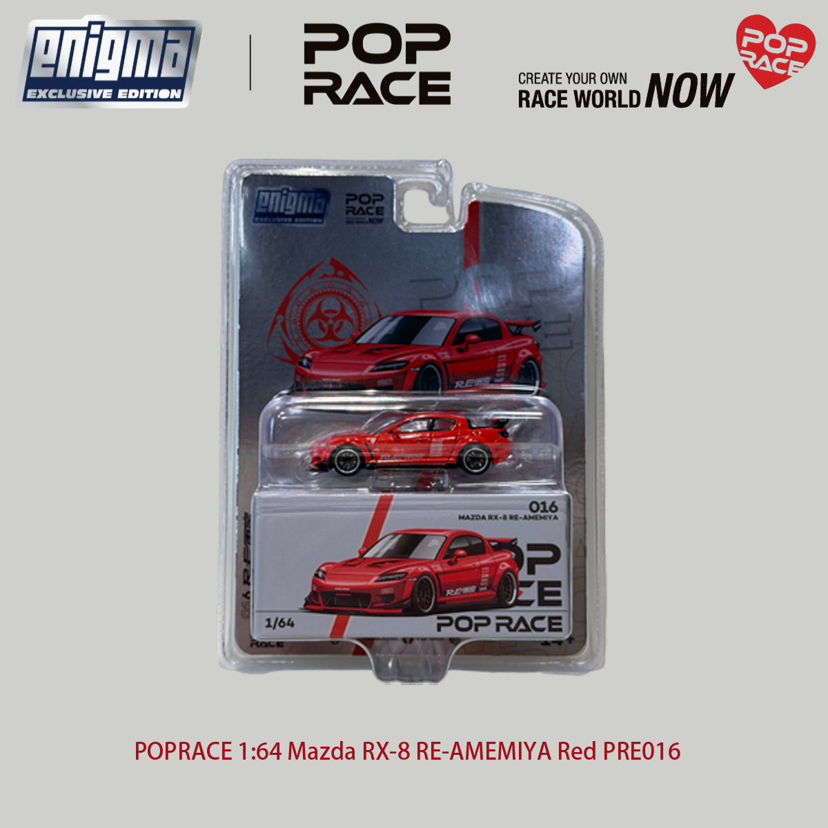 POP RACE 1:64 Blister Pack Set - огляд і ціна Model Kit Game