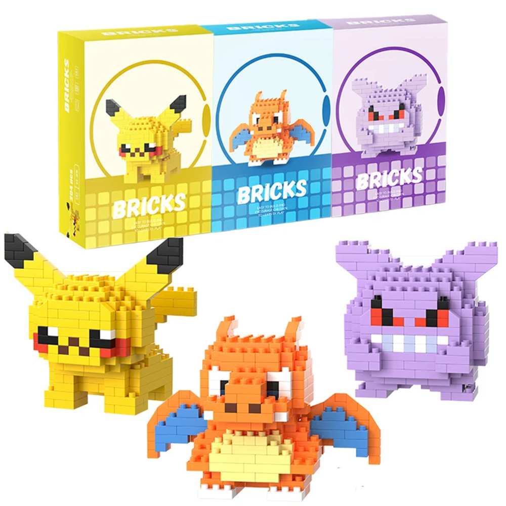 Pokemon Micro Building Blocks  - огляд і ціна Model Kit Toy