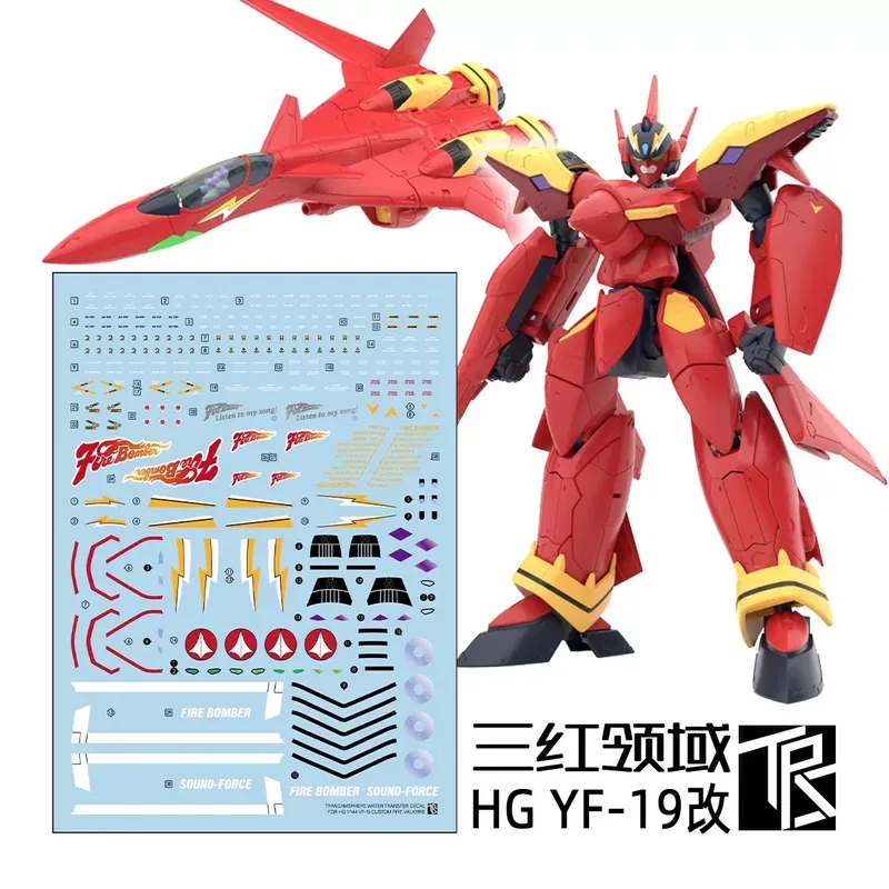 Sanhong Domain HG 1/100 VF-19  - огляд і ціна Model Kit Water Decal