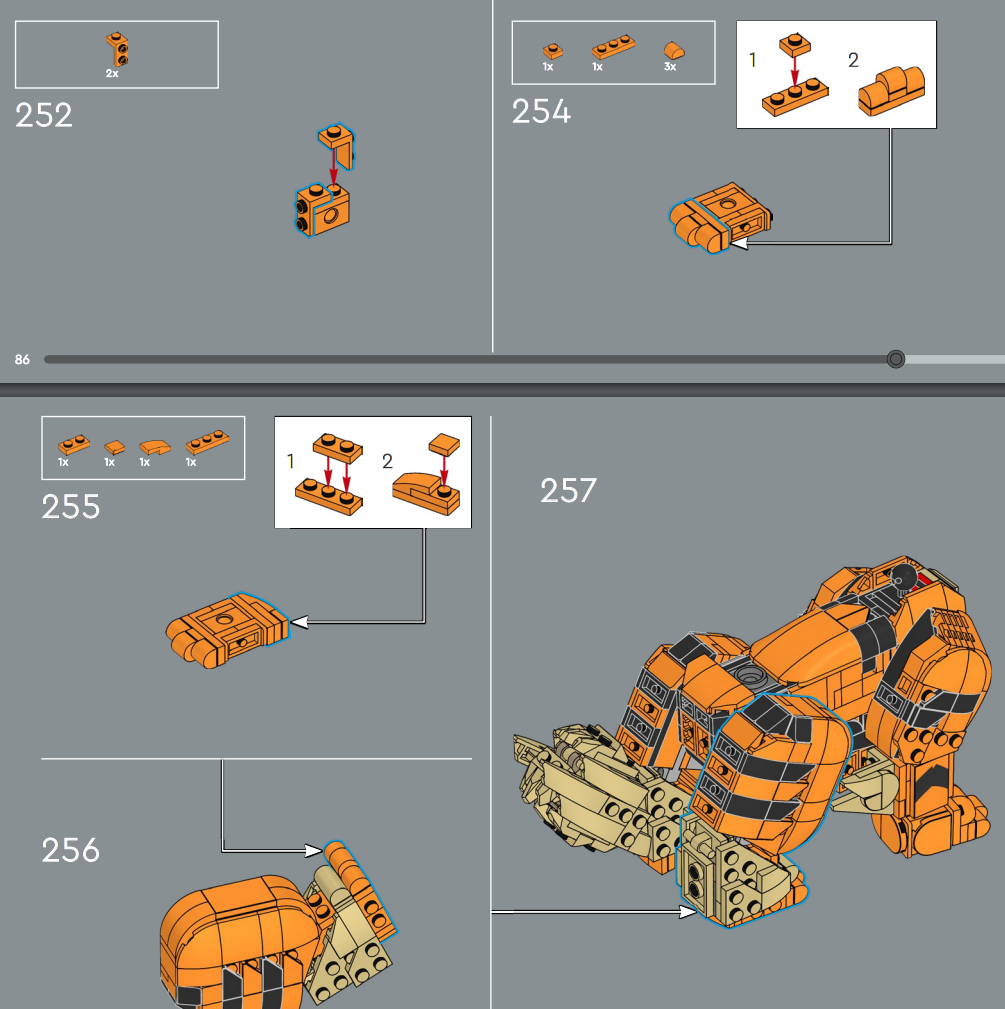 1190PCS 3D Versatile Wind Stee - огляд і ціна Model Kit Plastic