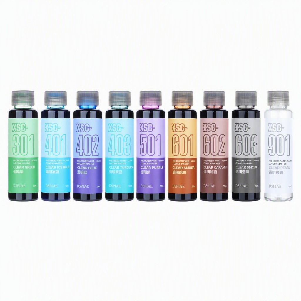 DSPIAE XSC Series 50ML Pre Mix - огляд і ціна Model Kit Paint Set