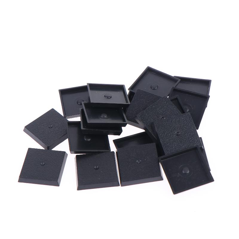 20Pcs 25mm Square Burr-Free Bl - огляд і ціна Model Figure Base