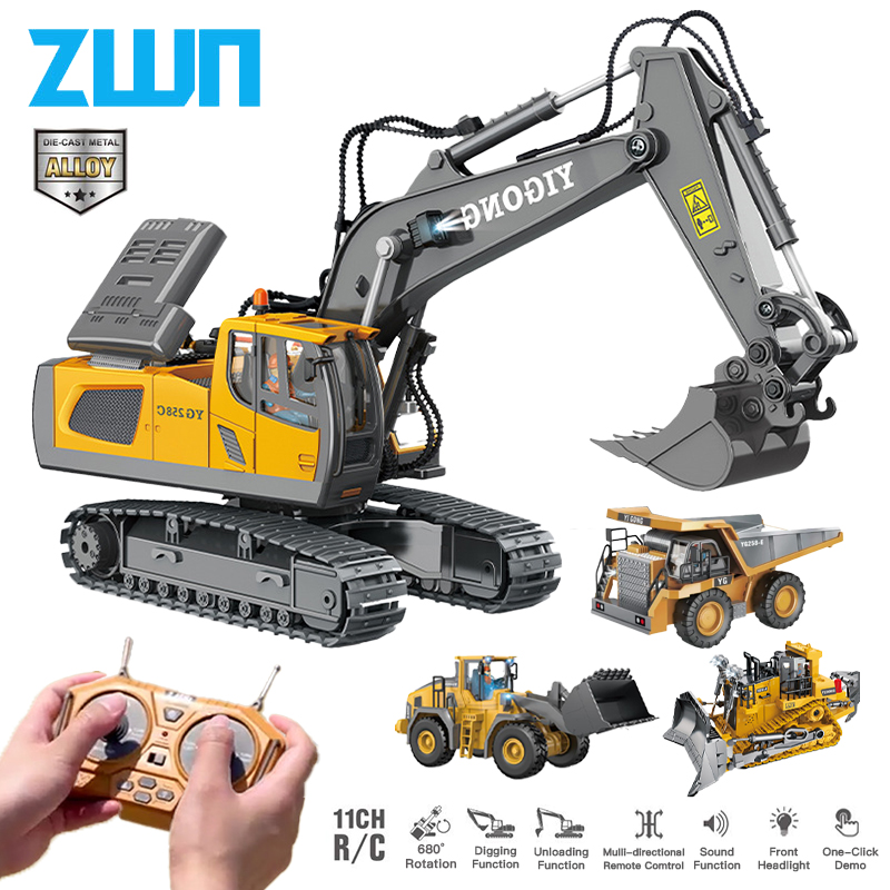 ZWN 2.4G Remote Control Excava - огляд і ціна Model Kit Excavator