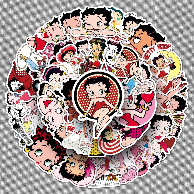Betty Boop 50 stickers high co - огляд і ціна Model Kit Game