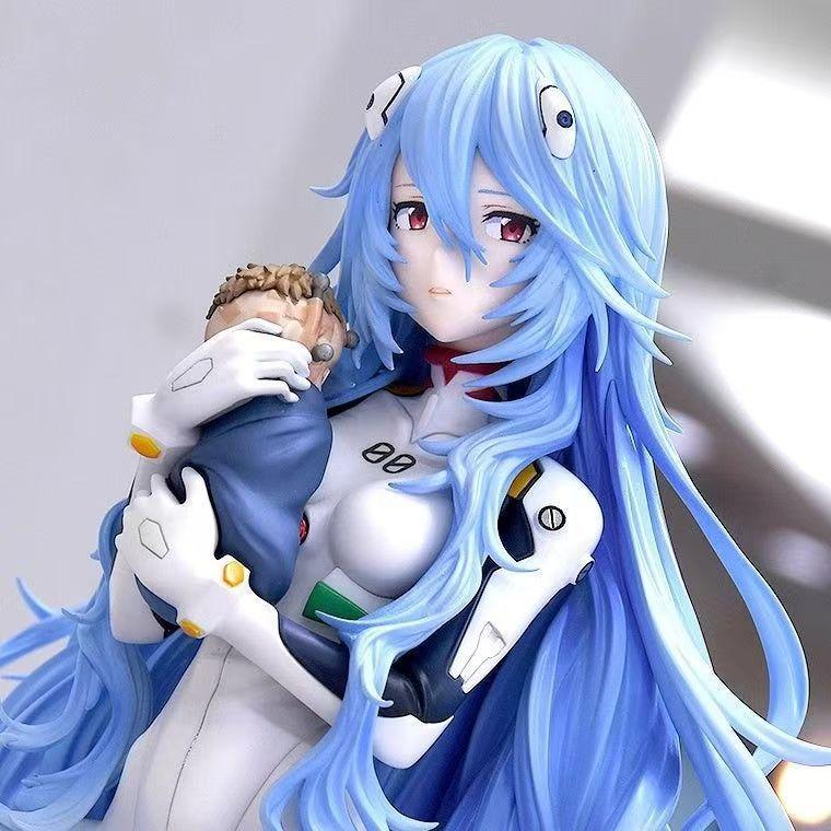 Rei Ayanami Kneeling Figure -  - огляд і ціна Model Kit Bandai