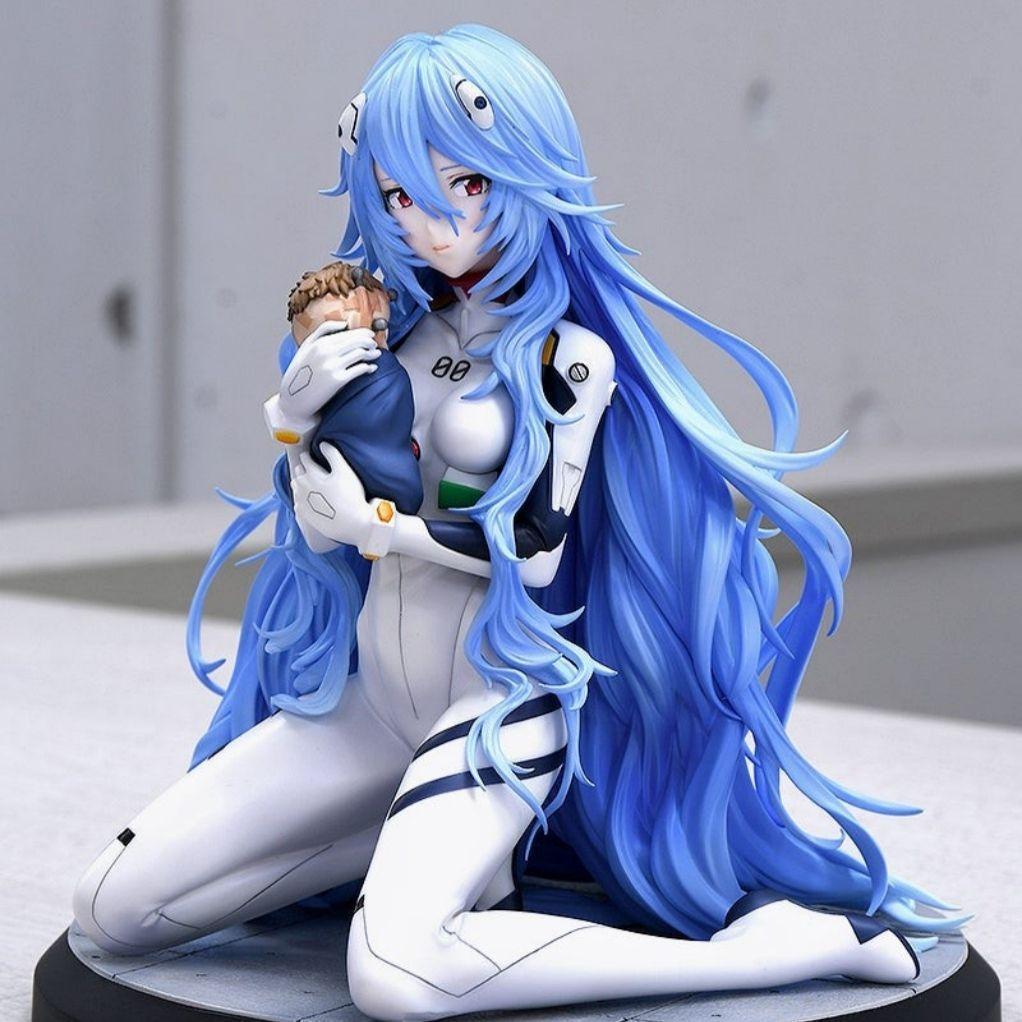 Rei Ayanami Kneeling Figure -  - огляд і ціна Model Kit Bandai