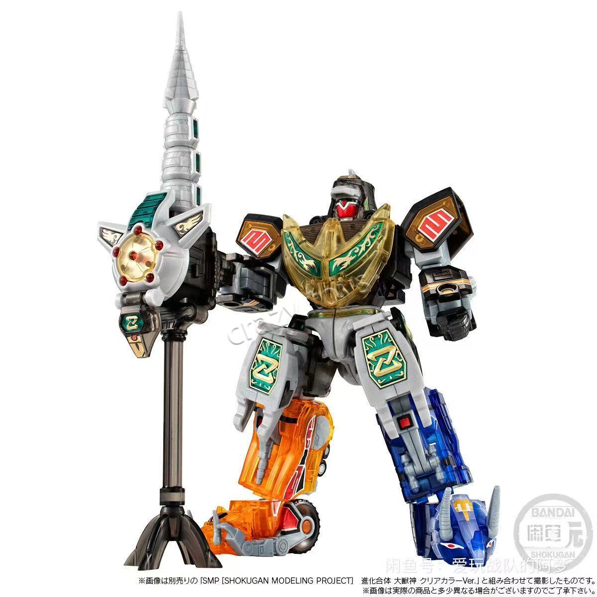 New Stock Bandai Original Migh - огляд і ціна Model Kit Megazord