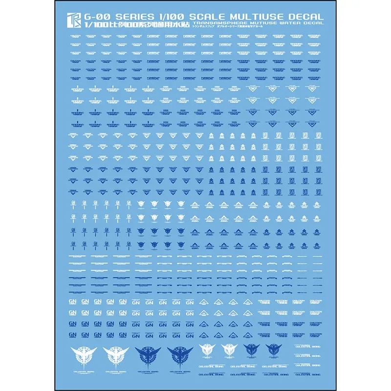 Sanhong Field RG HG MG Angel A - огляд і ціна Model Kit Water Decal